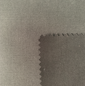 TCP15/MUOSO REC Recycle Poly Fabric s organickou bavlnou T65/C35 21S/2*10S Canvas 270gsm